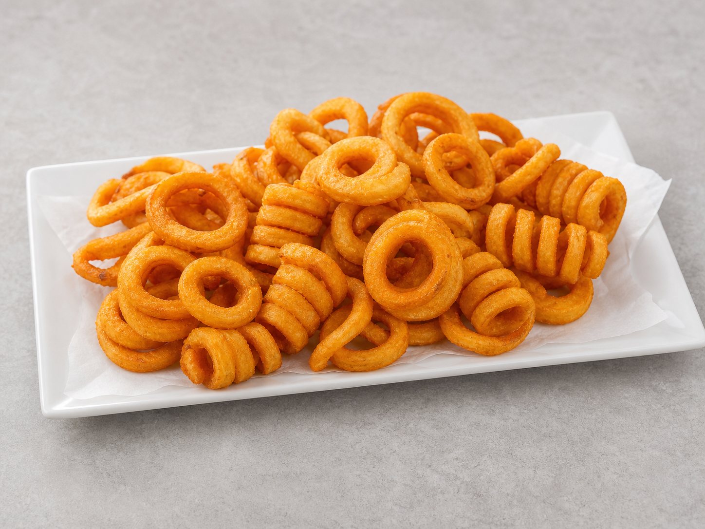 Golden curly fries