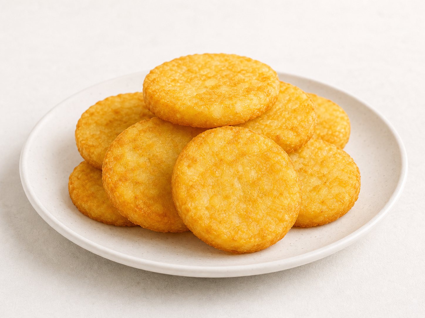 Frozen potato cakes